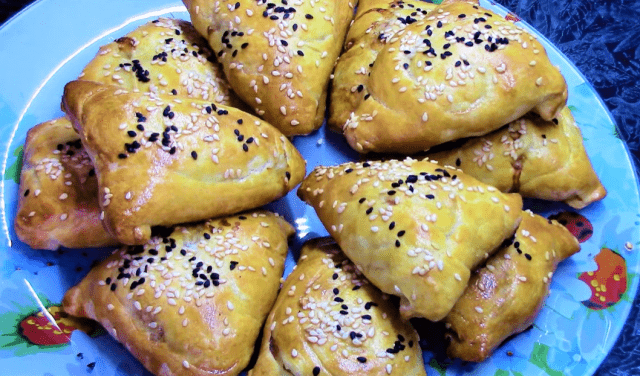 Ароматная домашняя самса! Хрустящее тесто и неповторимый вкус!