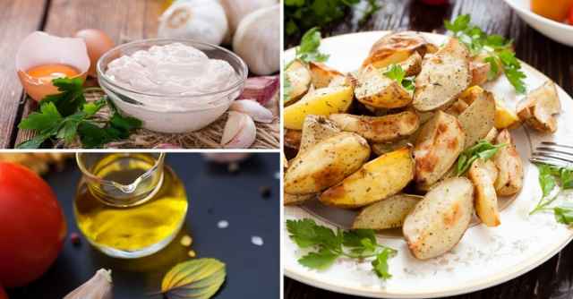 Инструкция по приготовлению запеченного картофеля по-гречески