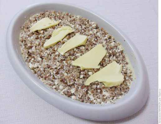  Крупеник из рассыпчатой гречки и творога