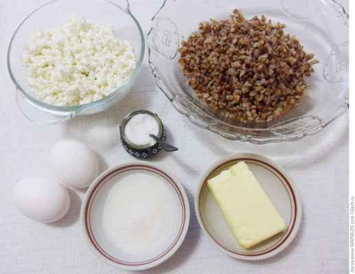  Крупеник из рассыпчатой гречки и творога