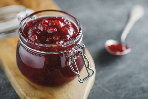 Брусничное варенье с лимоном
