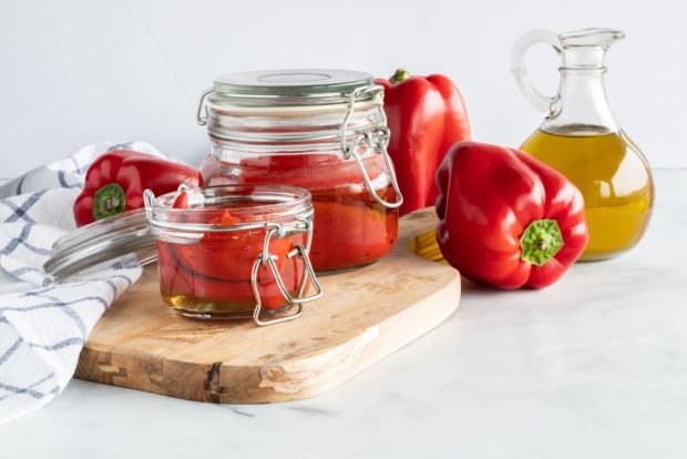 Маринованный болгарский перец целиком на зиму