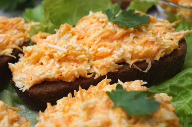 Морковная закуска на праздник0