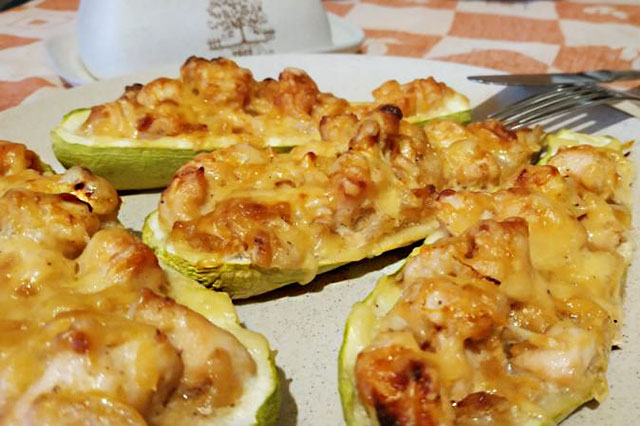Кабачковые лодочки0